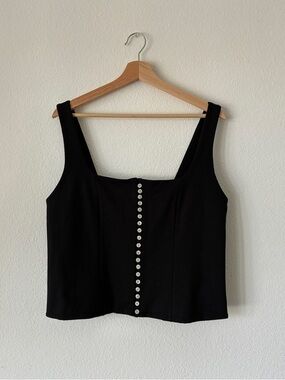 NWT J. Crew Black Tank Top